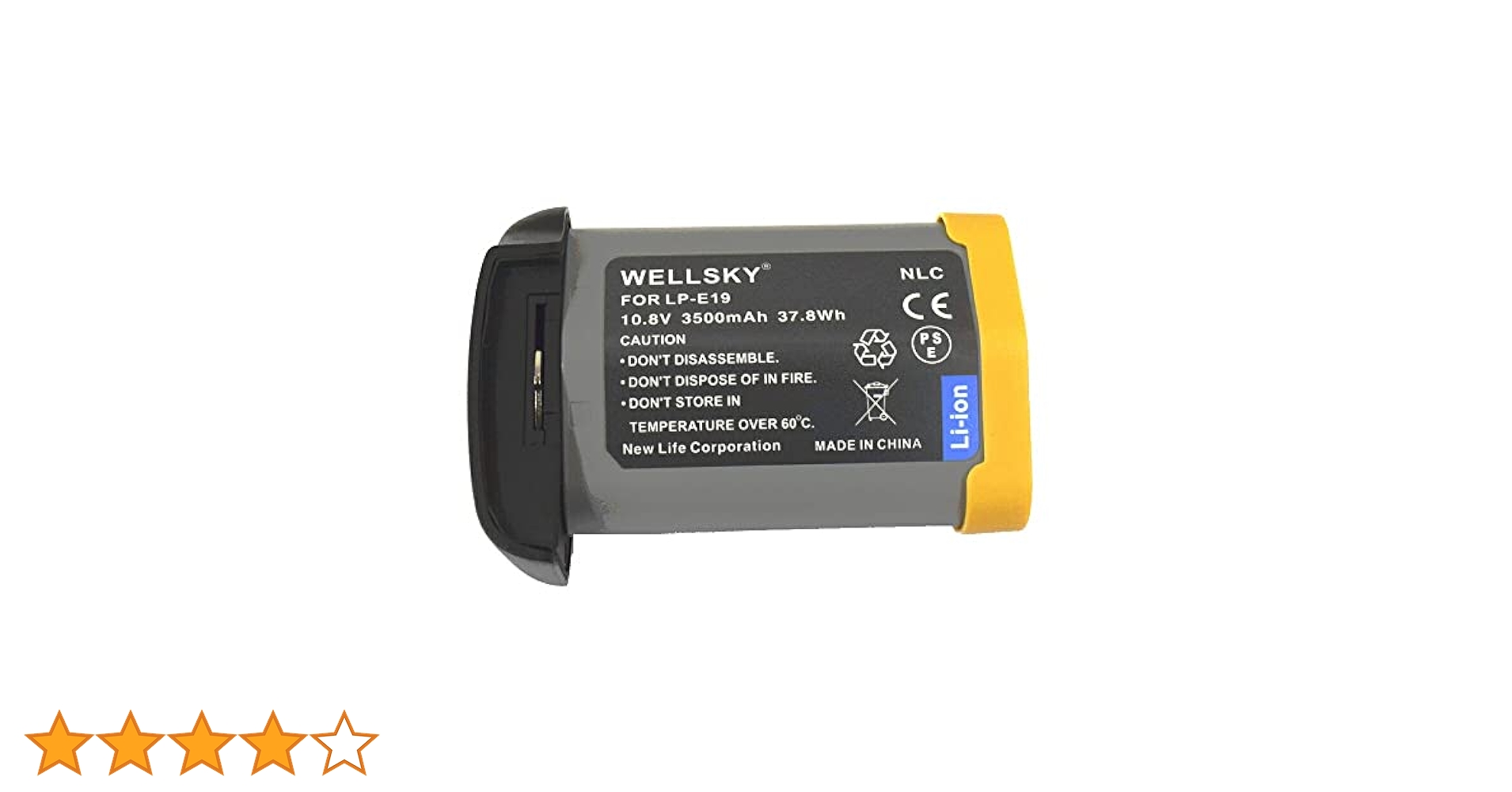 Amazon | WELLSKY LP-E19 LP-E4N LP-E4 互換バッテリー 純正
